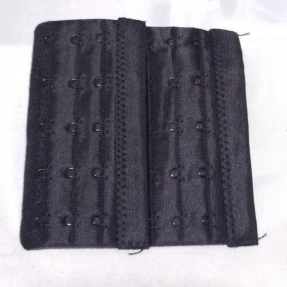 Women's 5 Hook Black Bra Extender | 4-Pack - Picture 6 of 8